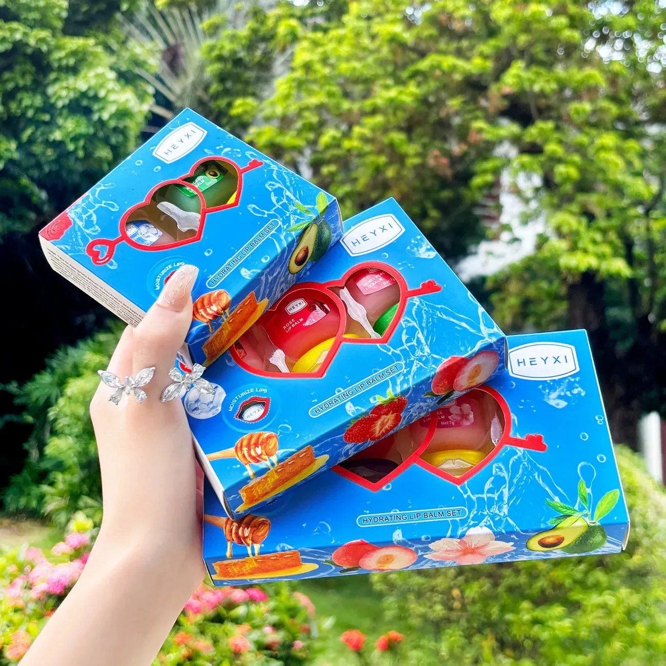8 Piece Moisturizing Lip Balm Set For Plump Lips