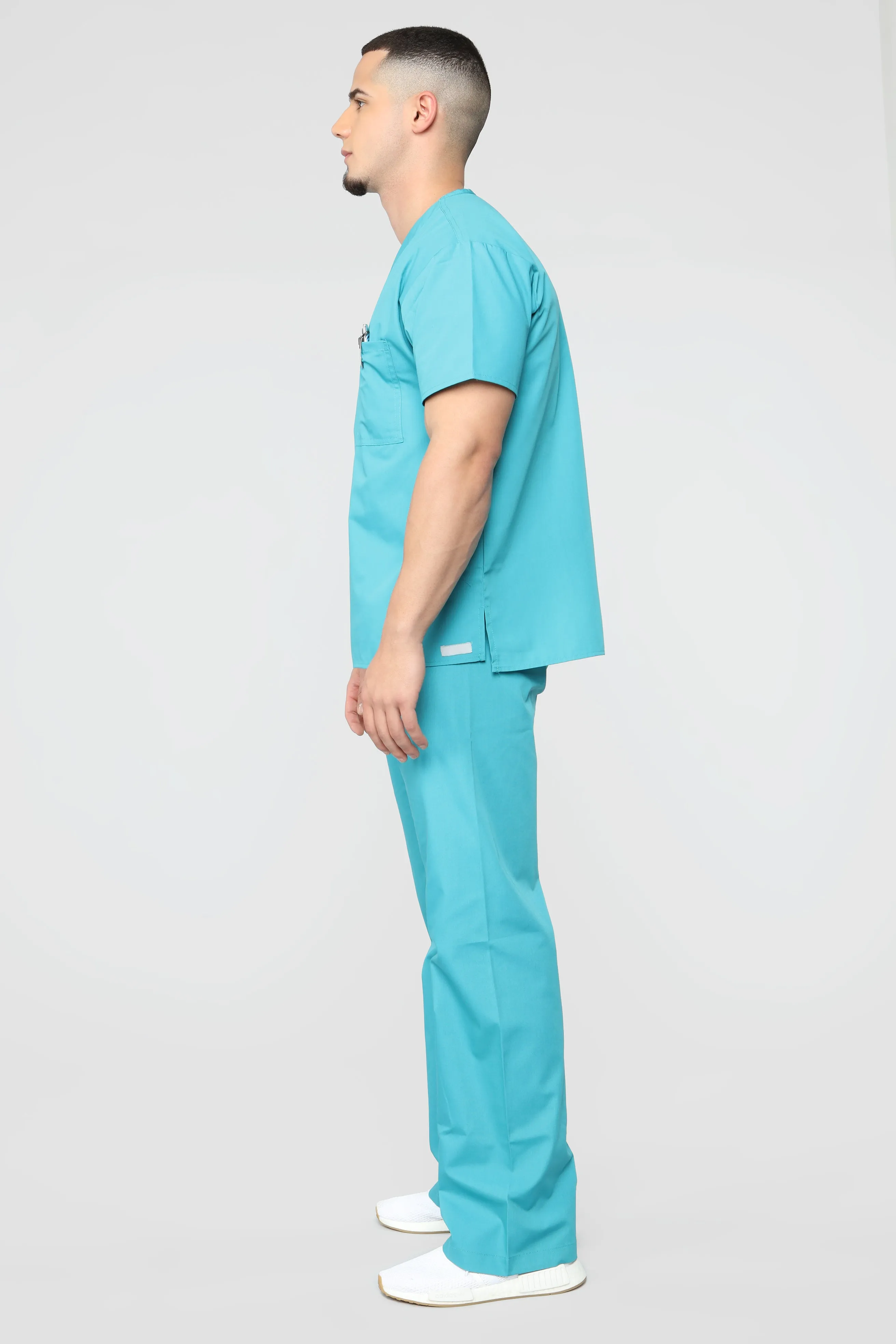 All Better Now Scrub Top - Turquoise