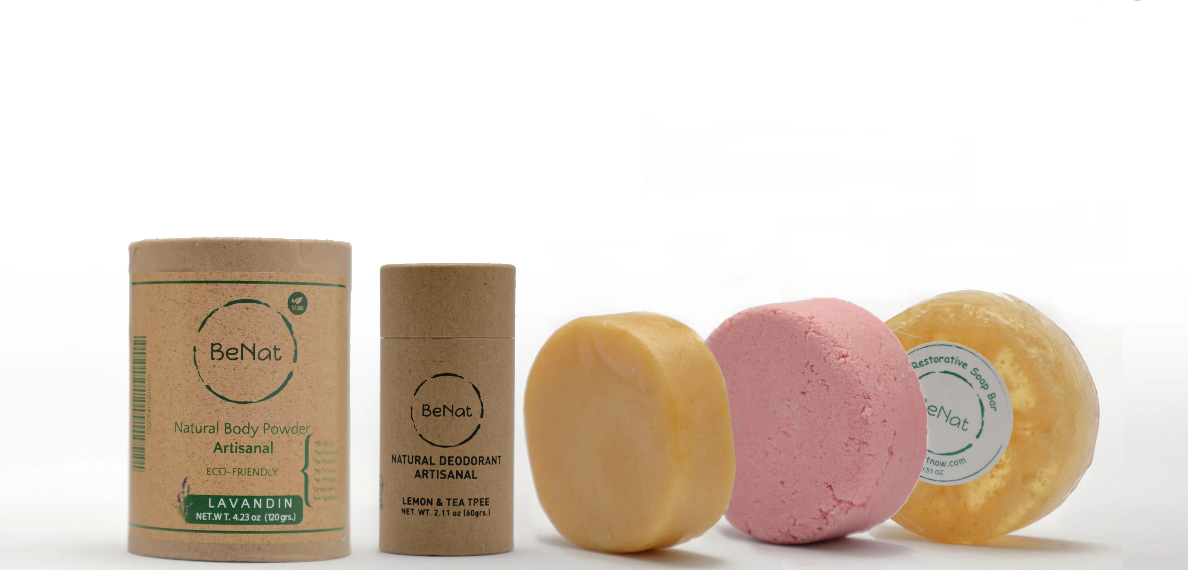 All-Natural Personal Care Bundle. 5-Pack. by BeNat