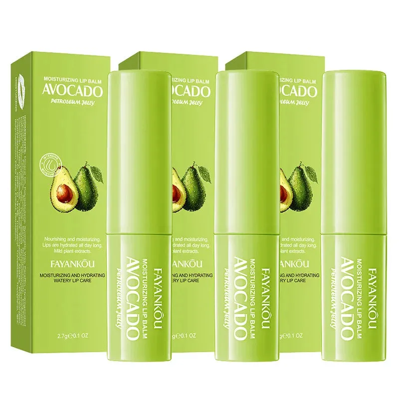 Avocado Lip Balm Trio For Nourished Lips
