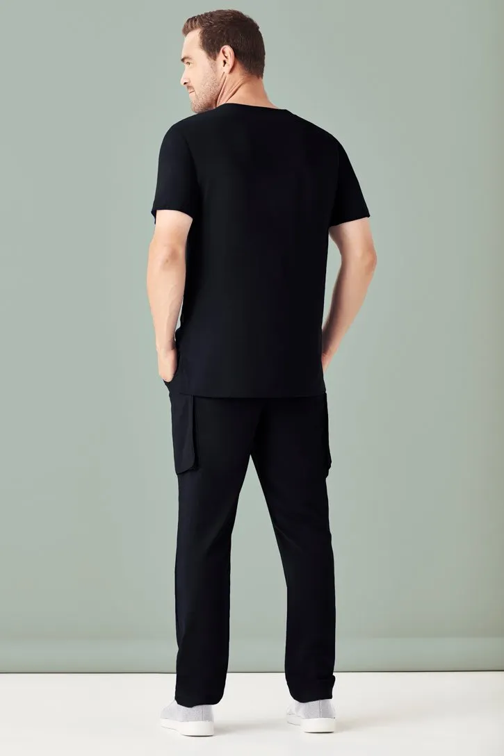Biz Care CSP946ML Mens Avery Poly Elastane Stretch Cargo Straight Leg Pant