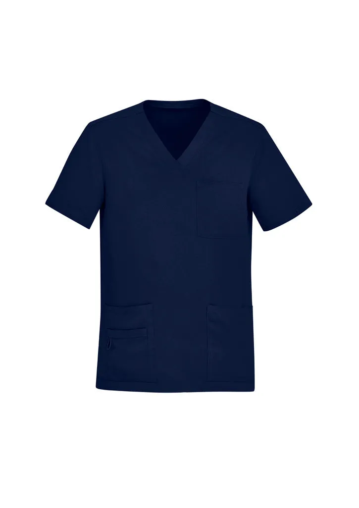 Biz Care CST945MS Mens Avery Poly Elastane Stretch V Neck Scrub Top