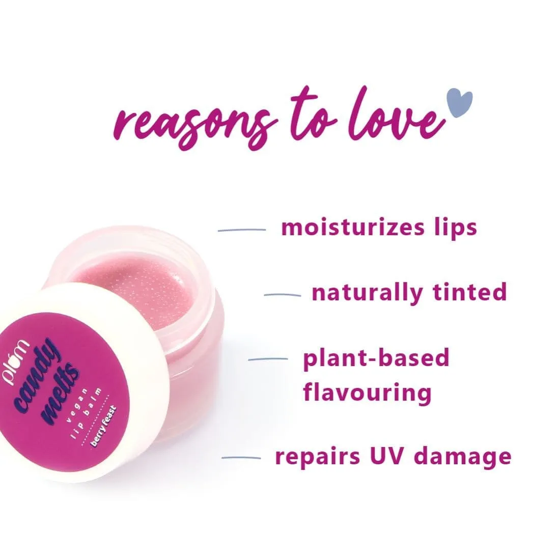 Candy Melts Vegan Lip Balm | Berry Feast