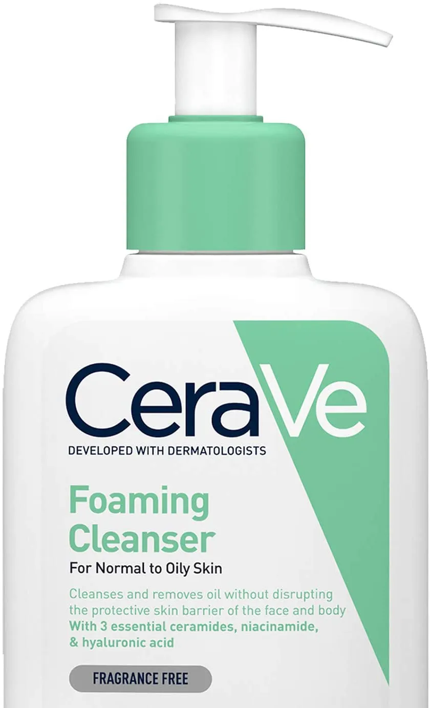 CeraVe Foaming Cleanser for Normal to Oily Skin