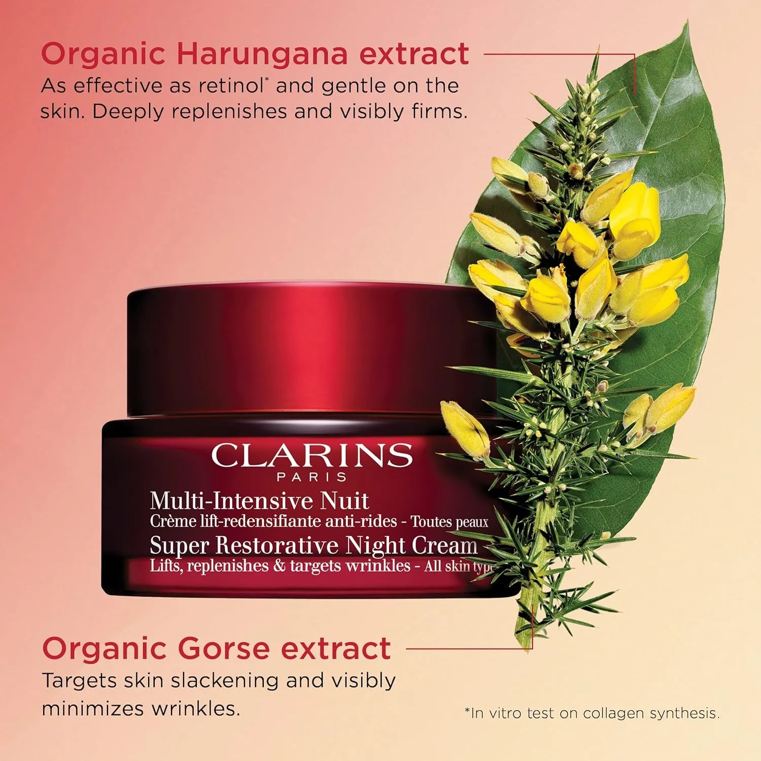 Clarins Total Eye Lift and Super Restorative Night Cream Bundle | anti Aging Eye Cream Visibly Lifts and Firms | anti Aging Face Moisturizer for Mature Skin Weakened by Hormonal Changes