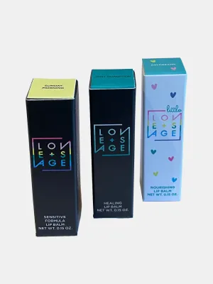 Clear Lip Balm 3-Pack