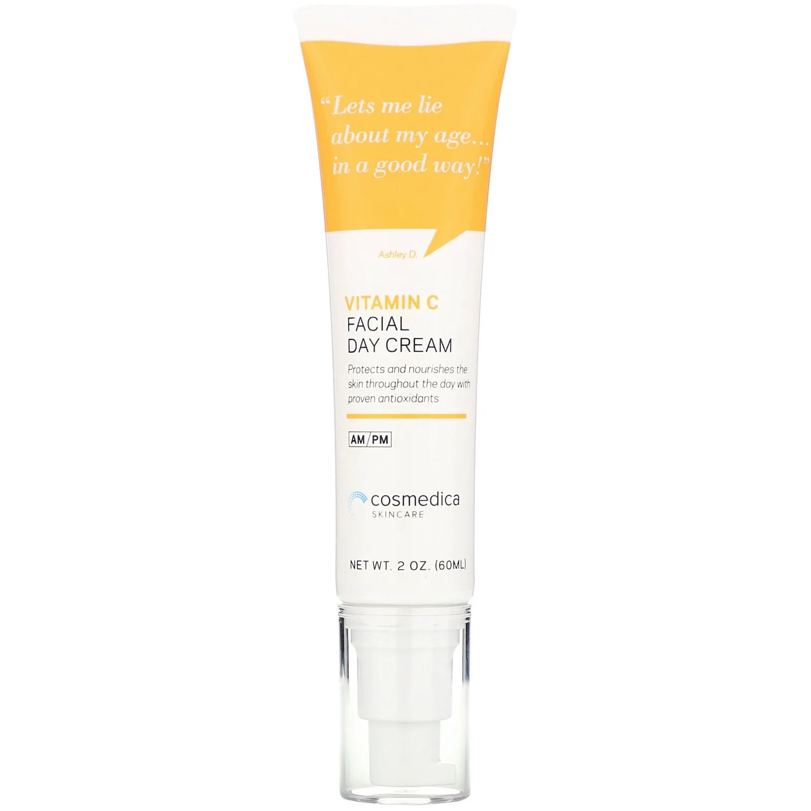 Cosmedica Skincare, Vitamin C Facial Day Cream, 2 oz (60 ml)