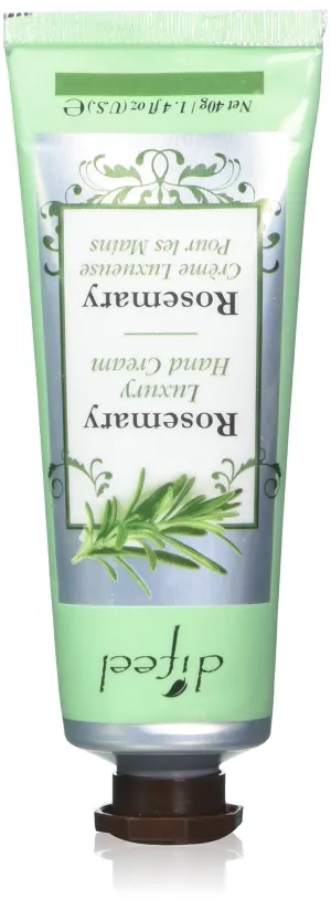 Difeel Luxury Moisturizing Hand Cream - Rosemary 1.4 oz. (12-Pack)