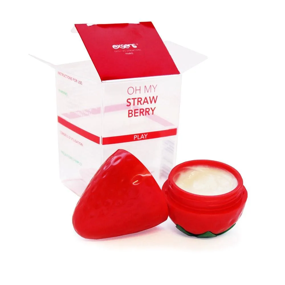 Exsens Oh My Strawberry Gently Cooling Nipple Arousal Cream 0.3 oz
