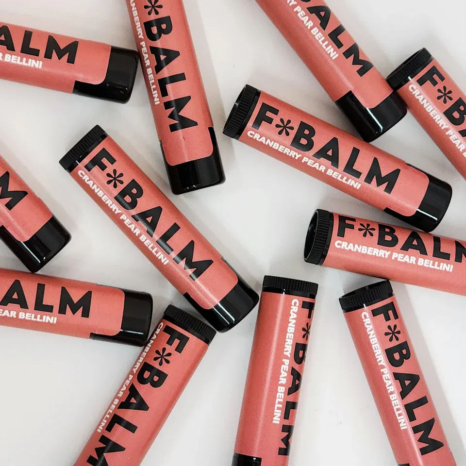 F*Balm Lip Balm | Cranberry Pear Bellini