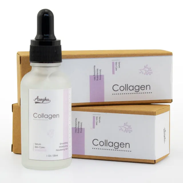 High-Quality Organic Facial Booster Serum – Anti-Aging Collagen, Hyaluronic Acid & Niacinamide (Private Label Available)