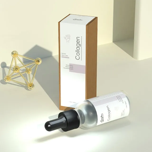 High-Quality Organic Facial Booster Serum – Anti-Aging Collagen, Hyaluronic Acid & Niacinamide (Private Label Available)
