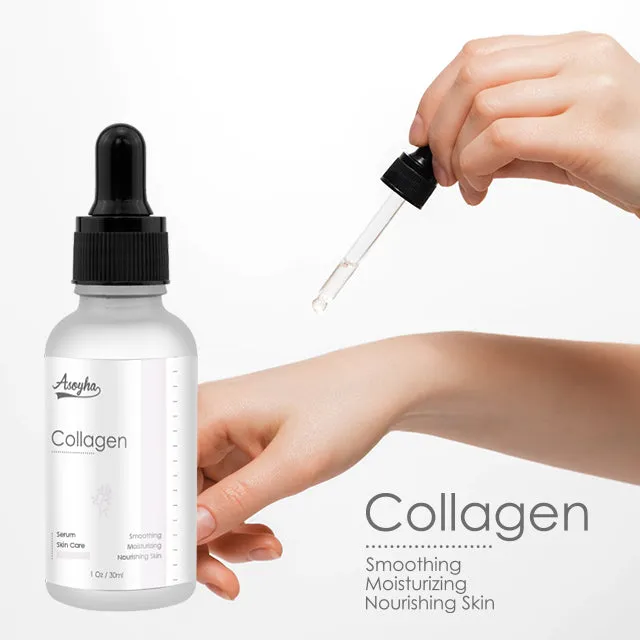 High-Quality Organic Facial Booster Serum – Anti-Aging Collagen, Hyaluronic Acid & Niacinamide (Private Label Available)