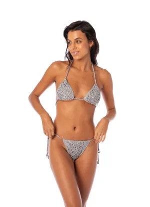 Maaji Sparkle Mesh Balms Sliding Triangle Bikini Top