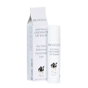 MooGoo Edible Lip Balm Natural Coconut 5g