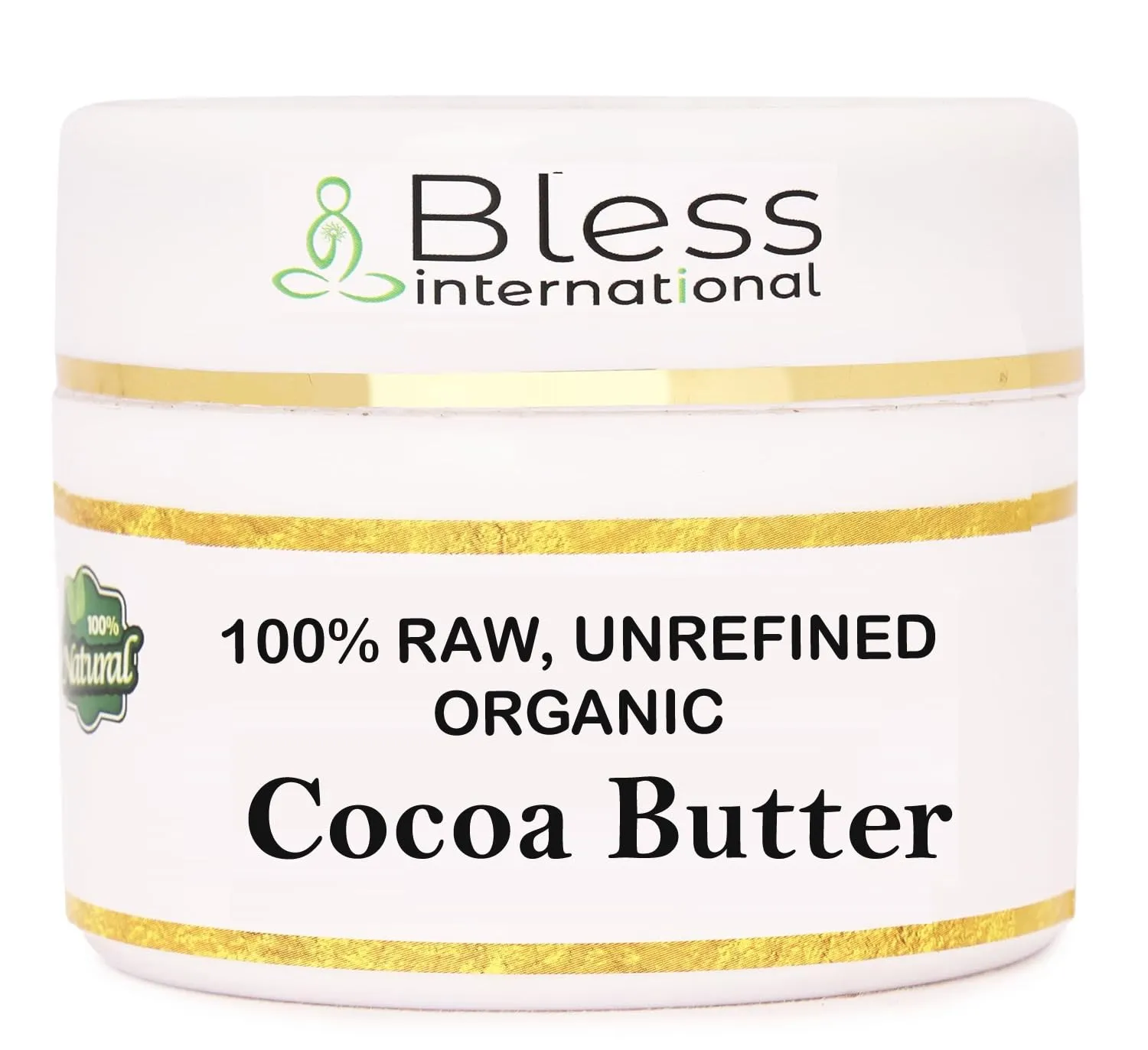 Organic Raw Cocoa Butter 100% Pure,Natural & Unrefined| Skin Moisturizer