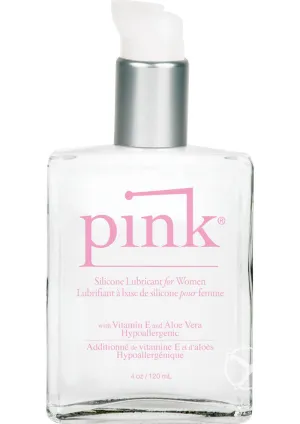Pink 4oz Glass Bottle