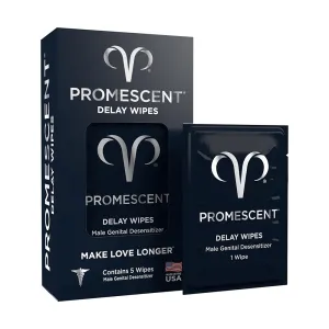 Promescent Delay Wipes For Men (5 ct.)