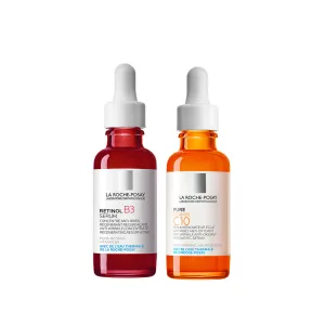 Retinol B3 Serum & Pure Vitamin C10 Serum Duo