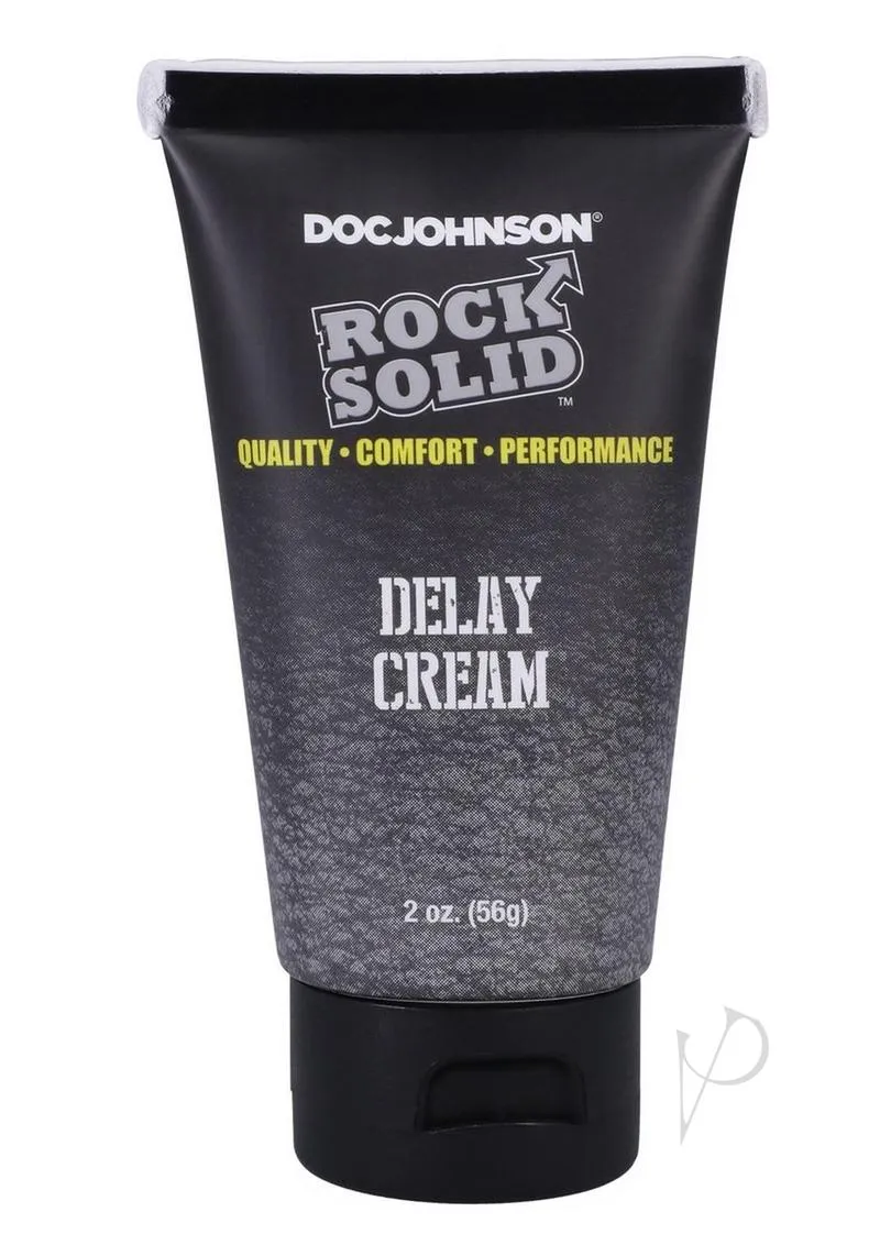 Rock Solid Delay Cream 2oz Bulk