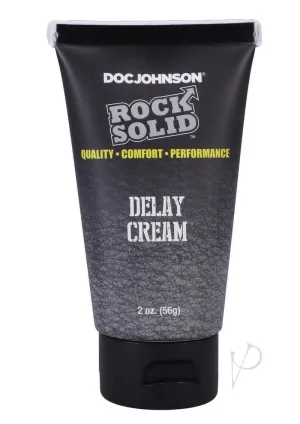 Rock Solid Delay Cream 2oz Bulk
