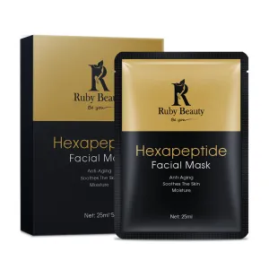 Ruby Beauty Hexapeptide Face Mask (5 Sheets Masks)