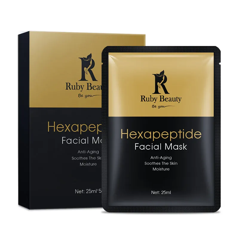 Ruby Beauty Hexapeptide Face Mask (5 Sheets Masks)
