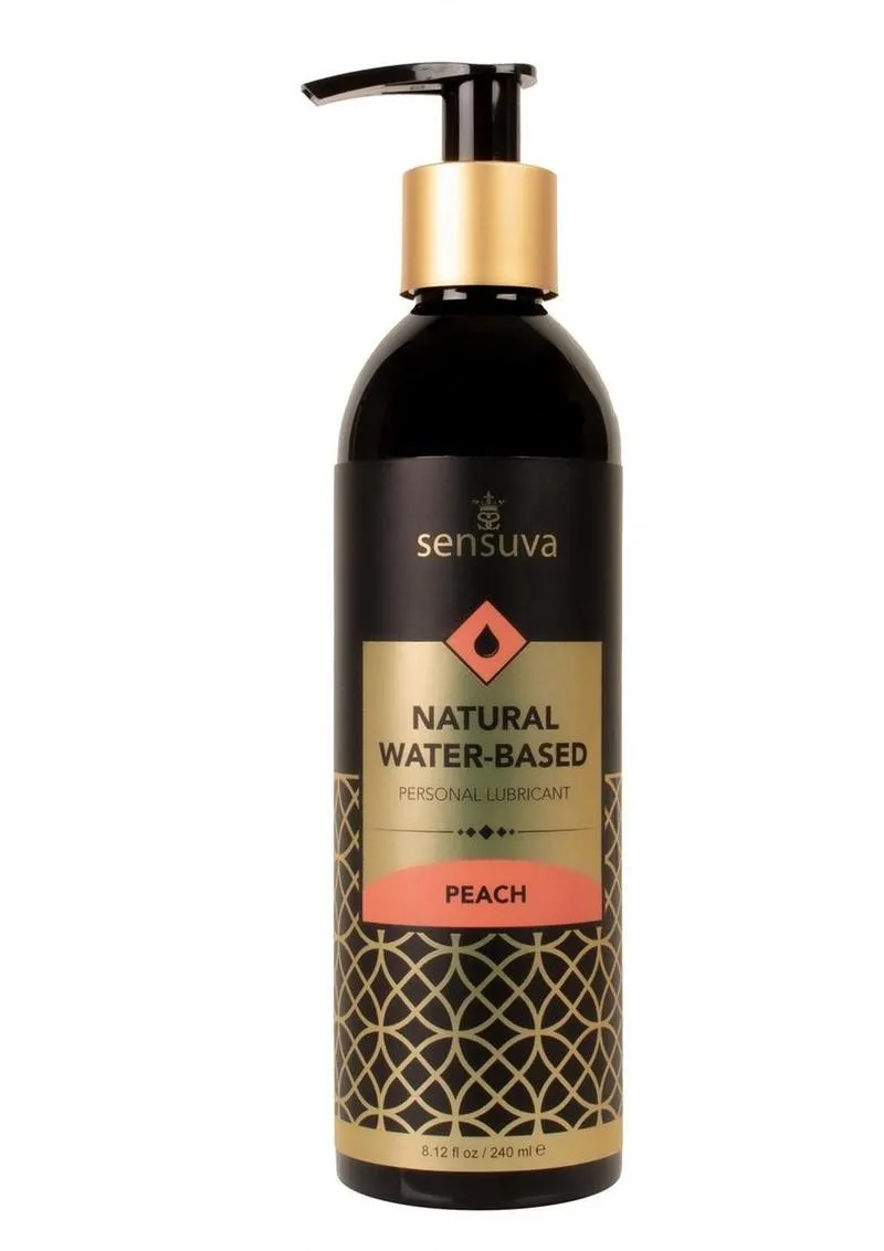 Sensuva Natural Water Based Peach Flavored Lubricant