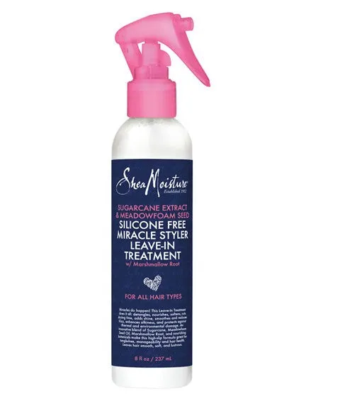 Shea Moisture Sugar Cane Silicone Free Miracle Styler Leave In Treatment