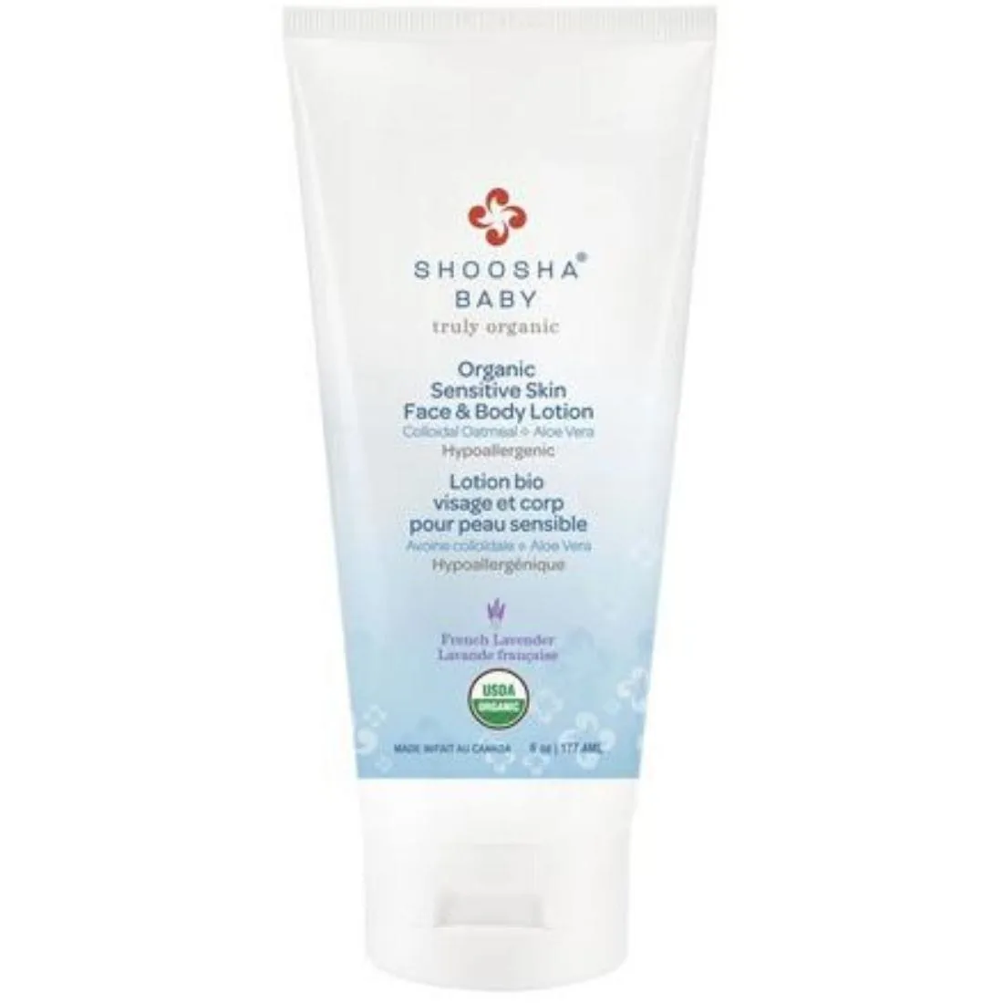 Shoosha Sensitive Skin Organic Face & Body Lotion 6oz