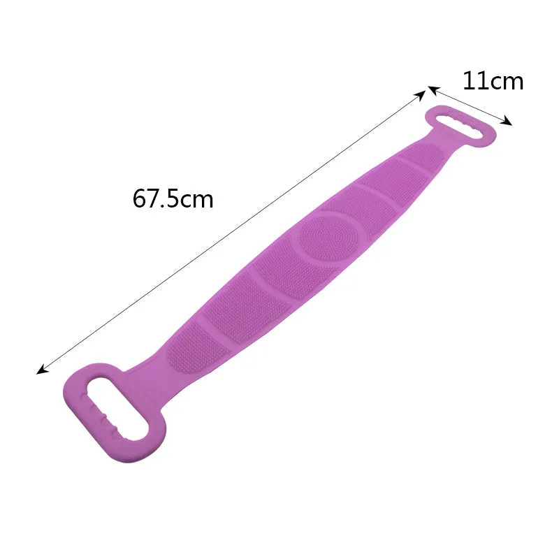 Silicone Body Back Scrubber Bath Brush Washer For Dead Skin Removal