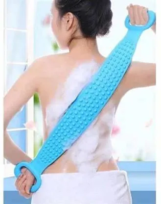 Silicone Body Back Scrubber Bath Brush Washer For Dead Skin Removal