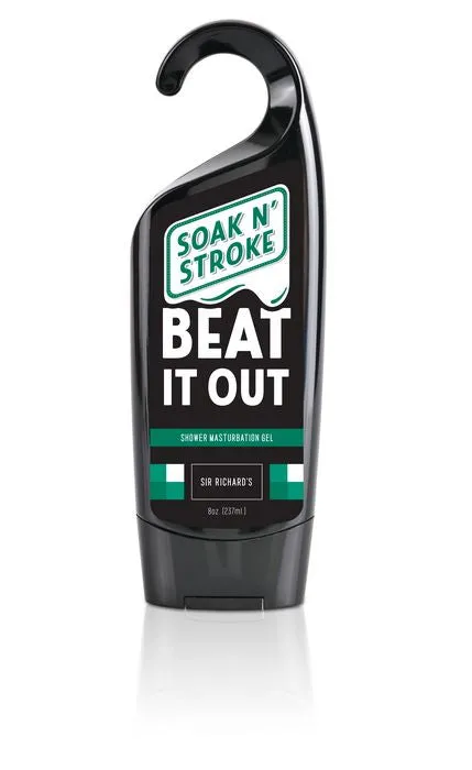 Sir Richard's Soak N' Stroke Beat It Out Masturbation Gel 8 Oz.