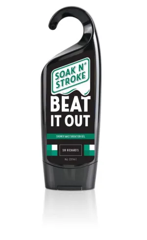 Sir Richard's Soak N' Stroke Beat It Out Masturbation Gel 8 Oz.