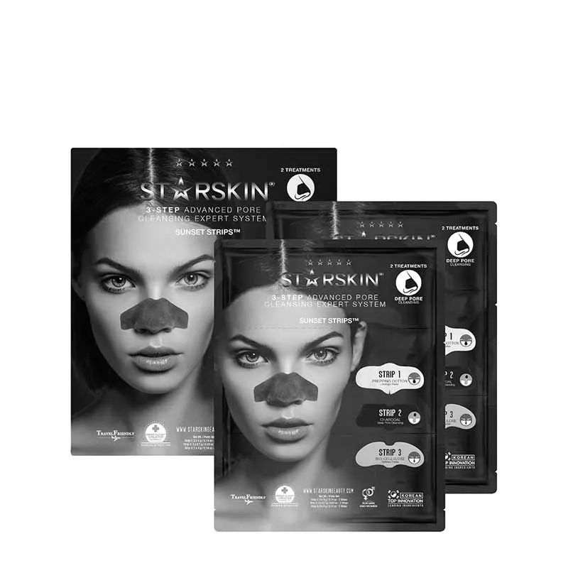 STARSKIN Sunset Strips 3-Step Advanced Pore Cleansing Expert System